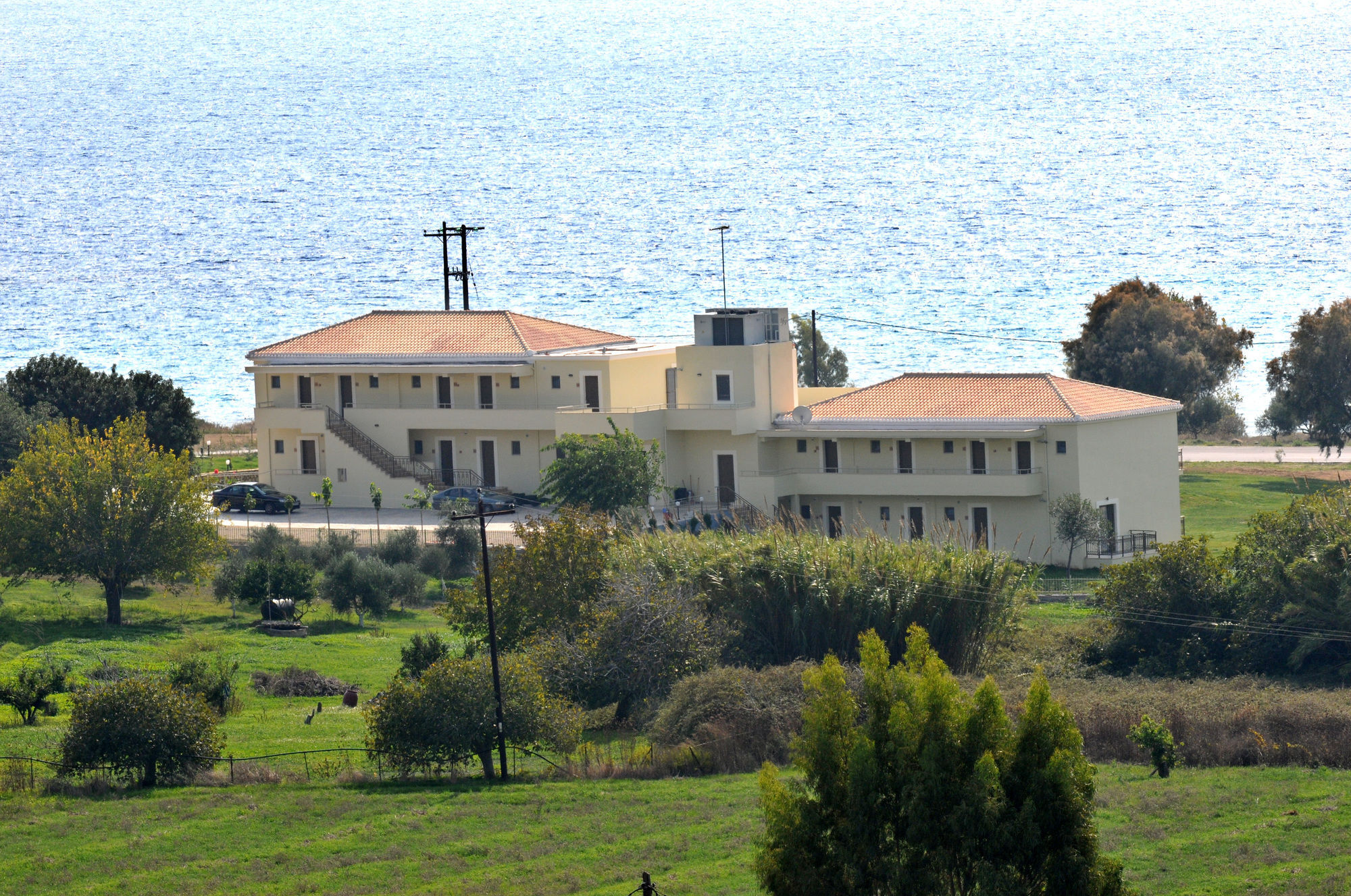 Finiki Plaza Aparthotel Methoni  Bagian luar foto